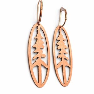 Sterling Silver Tree Earrings